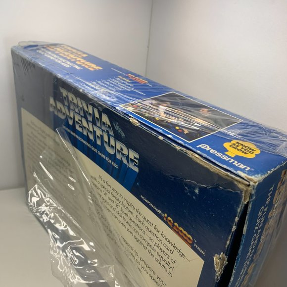 Trivia Adventure Quiz Pressman Board Game #2000 Vintage 1983 Original Seal ON! - Picture 5 of 6